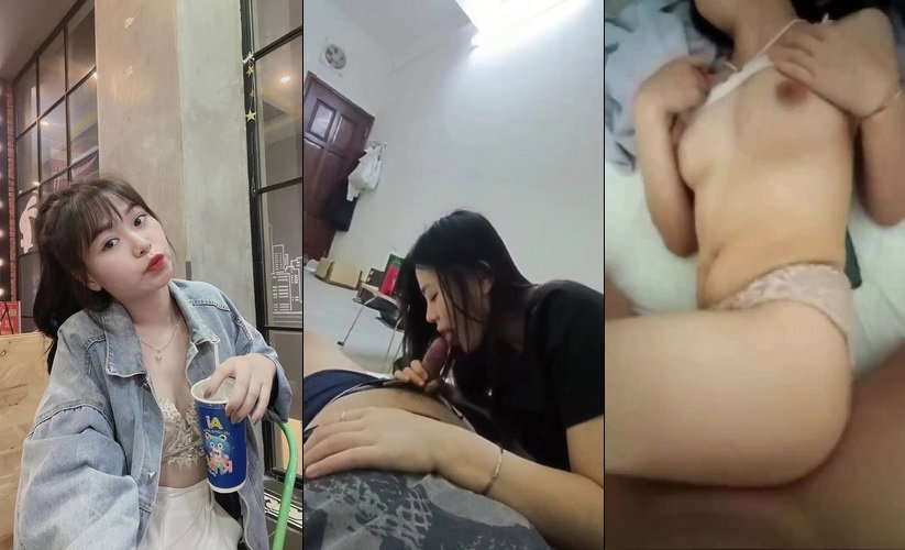 Em người yêu xinh xắn dễ thương thích nhẹ nhàng